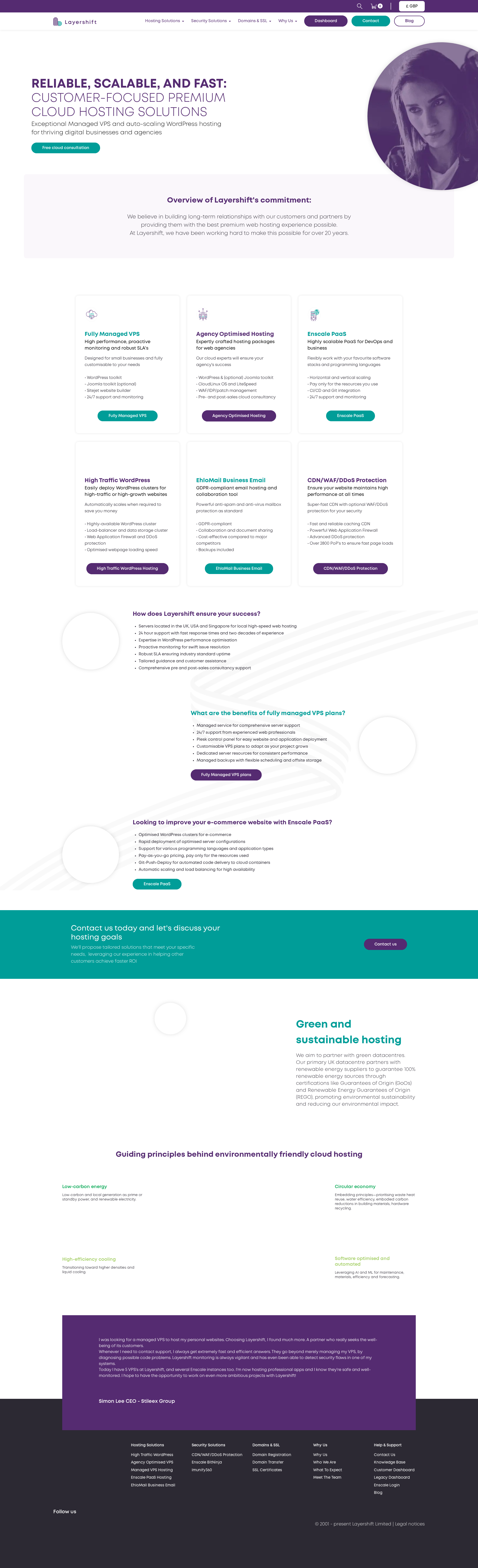 Screenshot of www.layershift.me taken on 2026-03-03 12:18